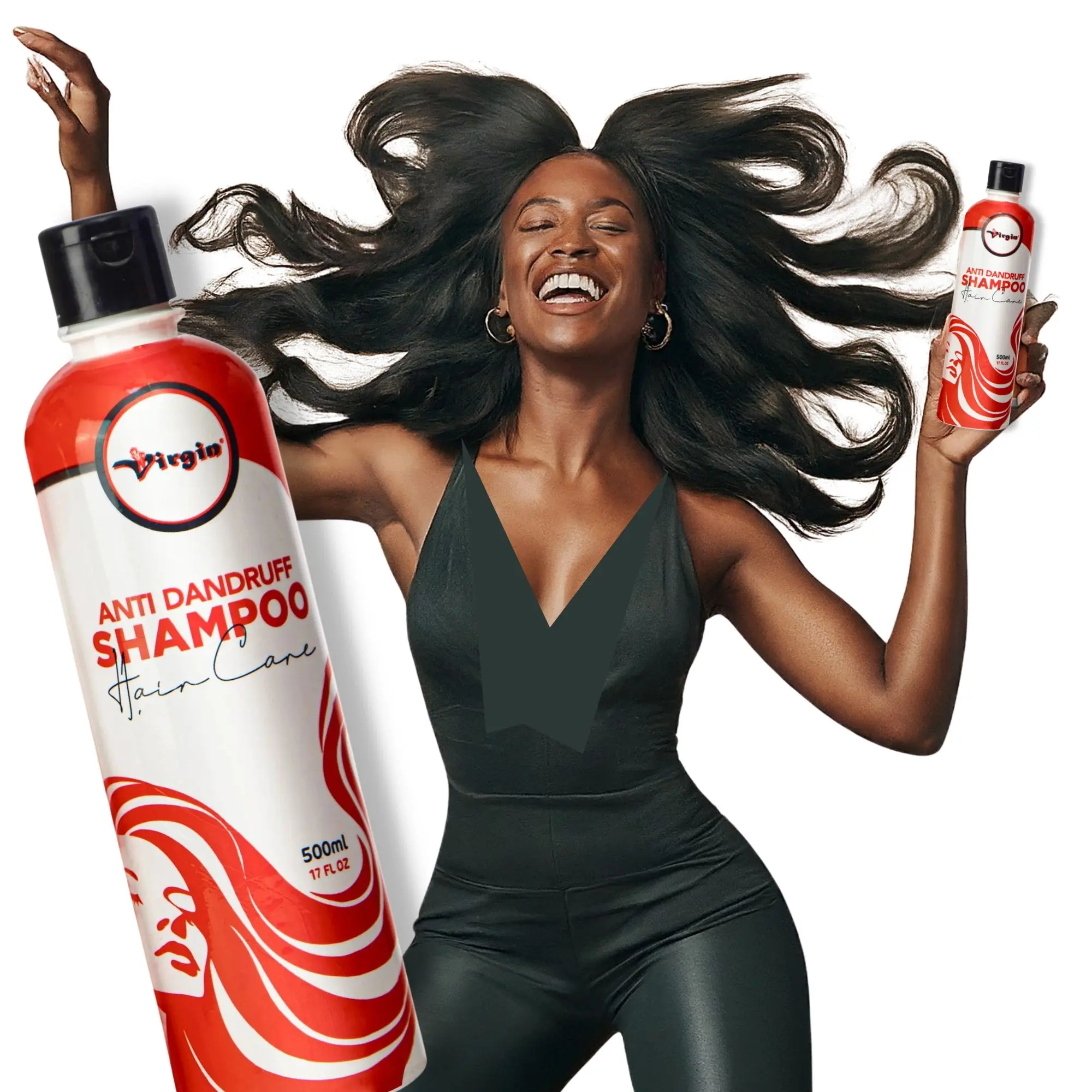 Virgin Anti Dandruff Shampoo for Dandruff Control & Natural Hair Growth - Chemical-Free Solution with Virgin Oils & Herbal Extracts