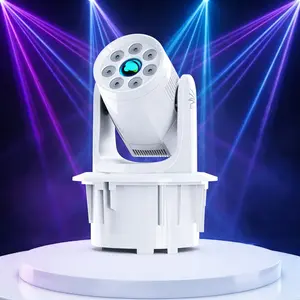 180W Moving Head DJ Light, 100W LED Stage Beam Lighting with 18-Facet Prism, 1.5° Beam Angle, 7 Gobos 7 Sound Activated Auto DMX Control for Wedding, Party, Bar, Live Show, Club DJ Stage Lights