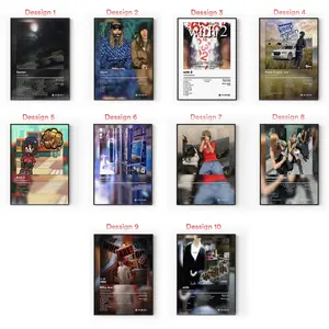 [Sale Up To 40%] [Unframe] xaviersobased Album Posters, Underground Trap Rap Wall Art, Internet Hip Hop Aesthetic Decor, Modern Album Artwork, Music Room Decor, Gift for Fans