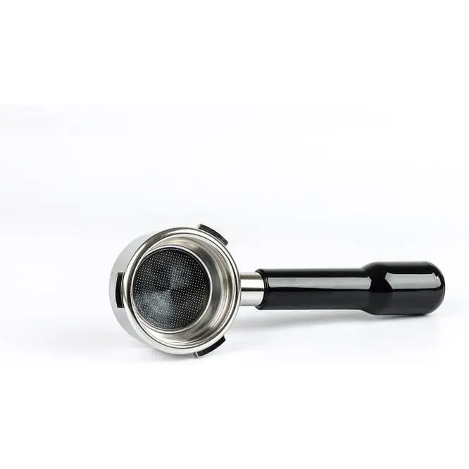 58mm Bottomless Portafilter Compatible with Calphalon Temp /Barsetto Espresso Machines, 3 ears 58mm Portafilter, Filter Basket Included, Stainless Steel Replacement Parts for The Handle