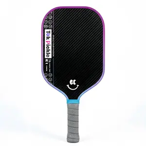 Carbon Fiber Pickleball Paddle Set – T700 Carbon Fiber Surface, 16mm Honeycomb Core, High Spin & Large Sweet Spot – P1 / E1 Professional Pickleball Racket