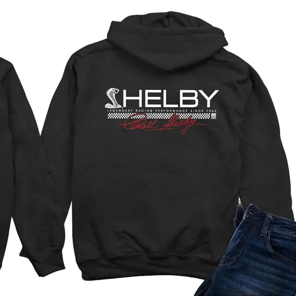 Shelby Cobra Racing Hoodie - Legendary Performance Car Apparel-Unisex Hooded Sweatshirt-Classic Carroll Shelby Fan Gift-Since 1962 Pullover Top