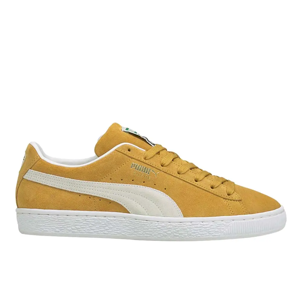 PUMA Mens Suede Classic Xxi Lace Up Sneakers Shoes Casual - Yellow
