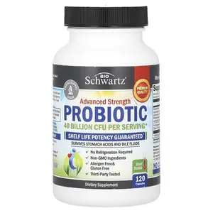 BioSchwartz Advanced Strength Probiotic, 120 Capsules