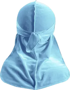 Premium Baby Blue Velvet Durag