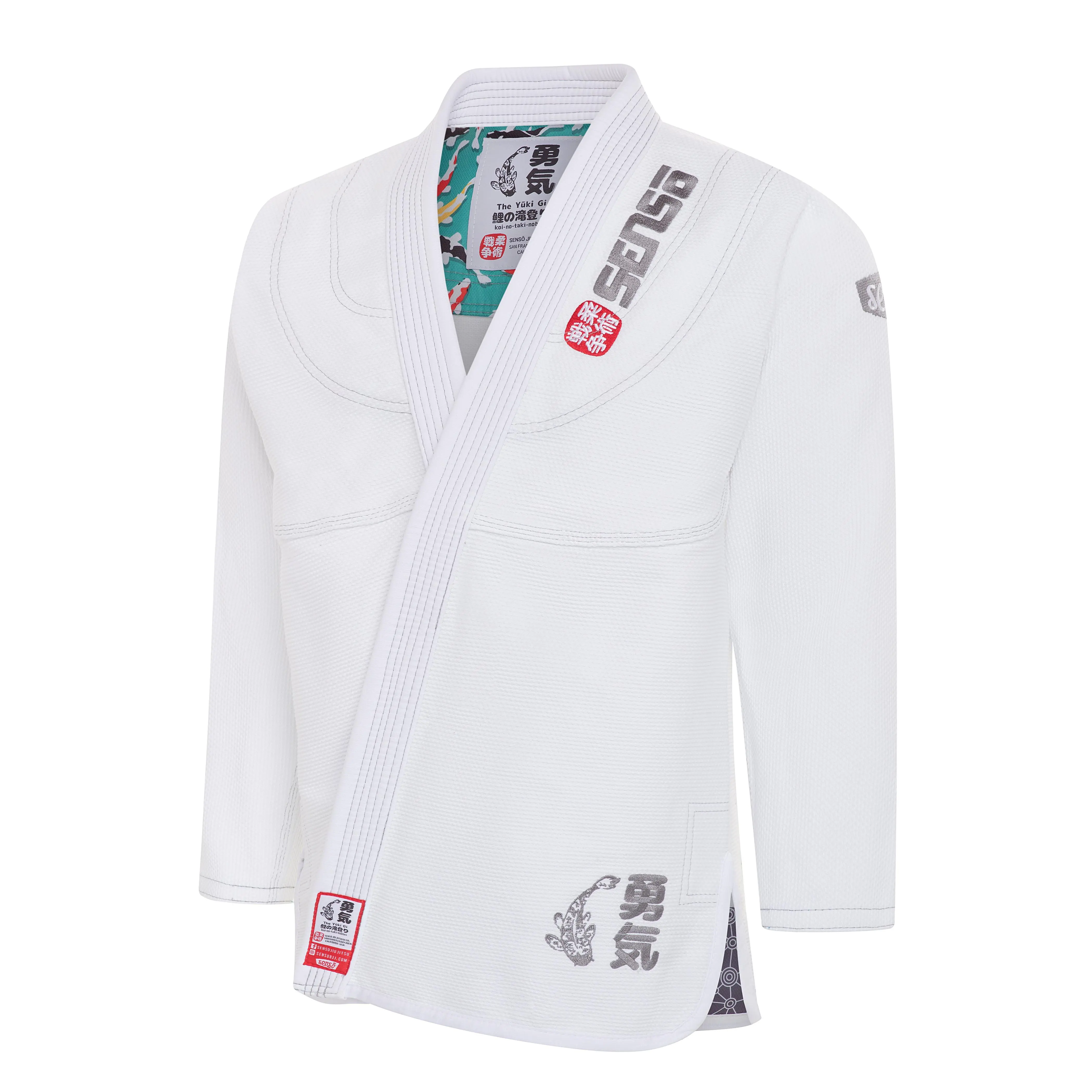 Yuki Gi – Lightweight BJJ Gi, Jiu Jitsu Gi for Men Women, Breathable Training Uniform, IBJJF Legal Competition Kimono, Durable Soft Fabric, Comfortable Fit, Martial Arts Gi for Training Rolling Sparring, A0–A4, 450 GSM Pearl Weave 100% Cotton w/ Coolmax