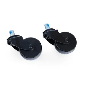 Crazy Cart Casters with Hockey Puck Wheels (Pair)