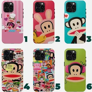 Paul Frank Julius Monkey Tough Case Suitable for iPhone 17/16/15/14/13/12/11 Pro Max/Plus and  Samsung Galaxy S23FE/22/23/24/25