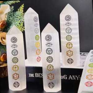 Natural Crystal Pyramid, Energy Amplifier, Grounding & Chakra Balancing Desk Meditation Ornament Gift for Crystal Decor Enthusiasts