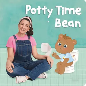 Potty Time with Bean (Ms. Rachel) (Books by Ms. Rachel) christmas birthday gift Children Toilet Training Parents Fun
