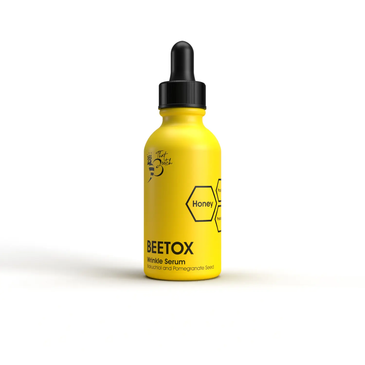 That Beetch Wrinkle Serum skin care with Honey, Propolis, Prebiotics, Bakuchiol, and Pomegranate 30ml Acne Eczema
