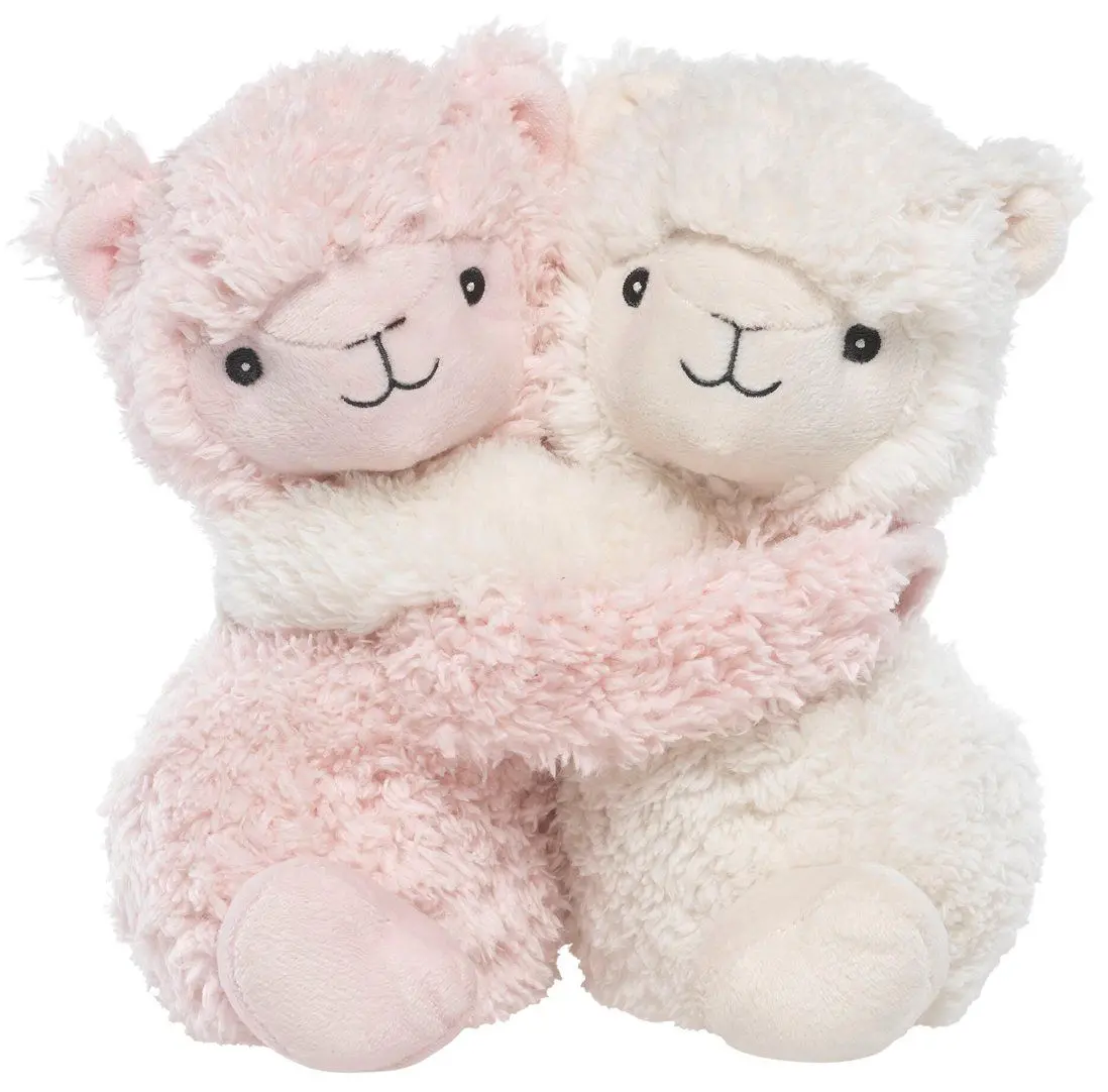 LLAMA - WARMIES HUGS TWIN Cozy Plush Heatable Lavender Scented Stuffed Animal