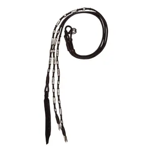 Schneiders Silver Plated Barrel/Ball Ferrule Direct Contact Romel Reins 24 oz