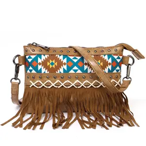 Western Women's Fringed Crossbody Bag