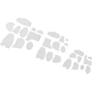 30 Pcs Memory Bear Acrylic Template Ruler Set, Memory Bear Sewing Patterns for Beginners, Preserving Memories, Easy to Use, Meaningful Craft Activity, 3 Size 10/12/15 inch