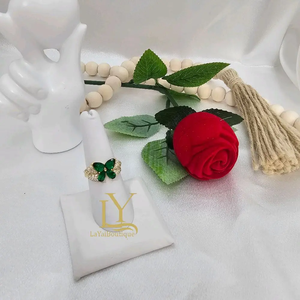 LaYaiBoutique #2053 high quality 14k gold plated ring