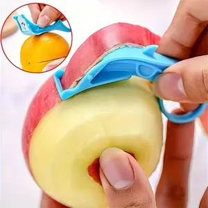 3pcs Portable Apple Peeler Tool, Multi-Functional Fruit Slicer for Dorms & Kitchens, Easy-To-Carry Peach & Kiwi Peelers, Lazy Person's Kitchen Utensils Helper