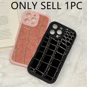 for iPhone 15 16 17 E Pro Plus Max Case, Crocodile Skin, Thickened Protection, Anti-Drop, Fashion Style, Durable Phone Cover