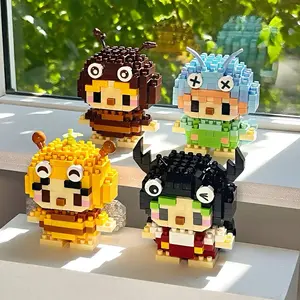 Mini Insect Animal Building Block Set, Creative Building Blocks, Bricks, STEM Building Blocks, Includes Bee Butterfly Dragonfly Beetle Figures, Perfect Birthday Christmas Gift