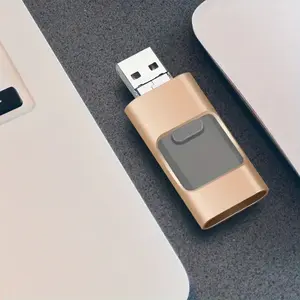USB 3.0 4in1 Flash Drive for iPhone Type-C, 128GB/256GB/512gb/1tb, OTG Pen Drive, Thumb Drive, Micro USB Stick for iOS Android