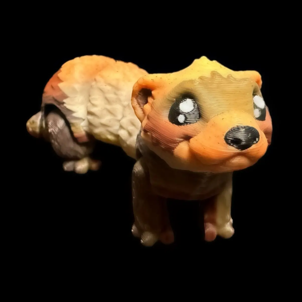Mini Ferret Articulating Sculpture 3D Print