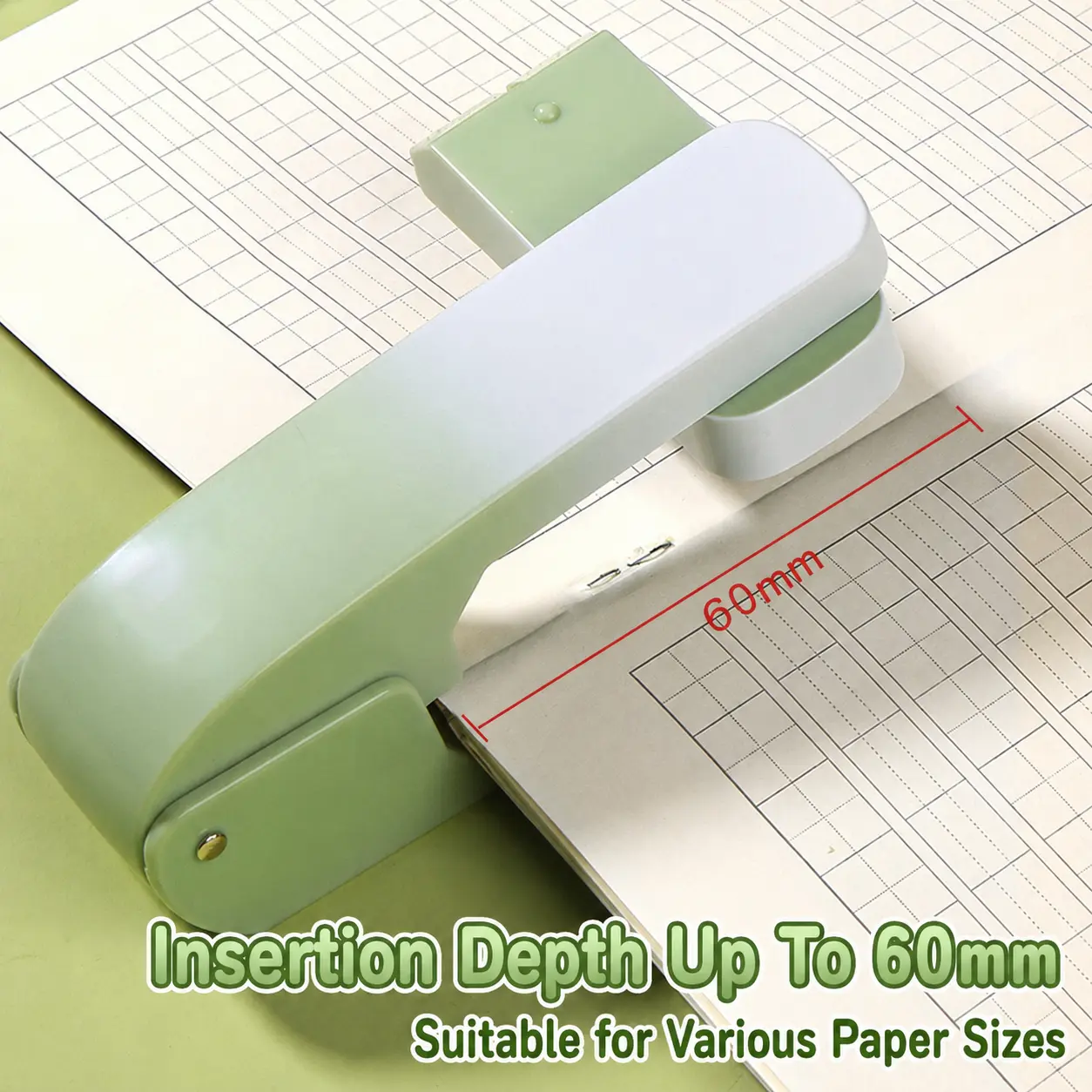 Rotating Swing Arm Stapler, 360 Degree Long Reach Stapler for Booklets Rotating Swing Arm Stapler, 360 Degree Long Reach Stapler for Booklets