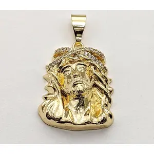 Plated Jesus Pendant