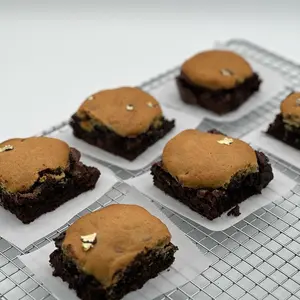 Brookie - Brownie and cookie snack for a sweet treat. Soft cookies