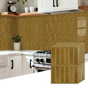 Aadesh Peel-And-Stick Self-Adhesive Tile Wall Decals, Waterproof Decorative Stickers for Kitchens, Bathrooms, Living Areas, Easy to Apply and Stain-Resistant