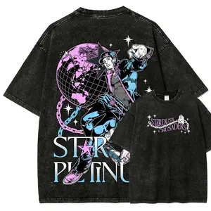 Jojo's Bizarre Adventure Unisex Fit Washed T-Shirt 7