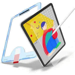 Paperfeel Glass Screen Protector Compatible with iPad A16 11th/10th Generation (11/10.9 Inch, 2025/2022), Tempered Glass, Anti-Scratch, EZ Kit, Case Friendly, 1 Pack