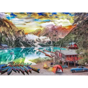 Jigsaw Puzzles 2000 Pieces for Adults, Families Lakeside View Pieces Fit Together Perfectly