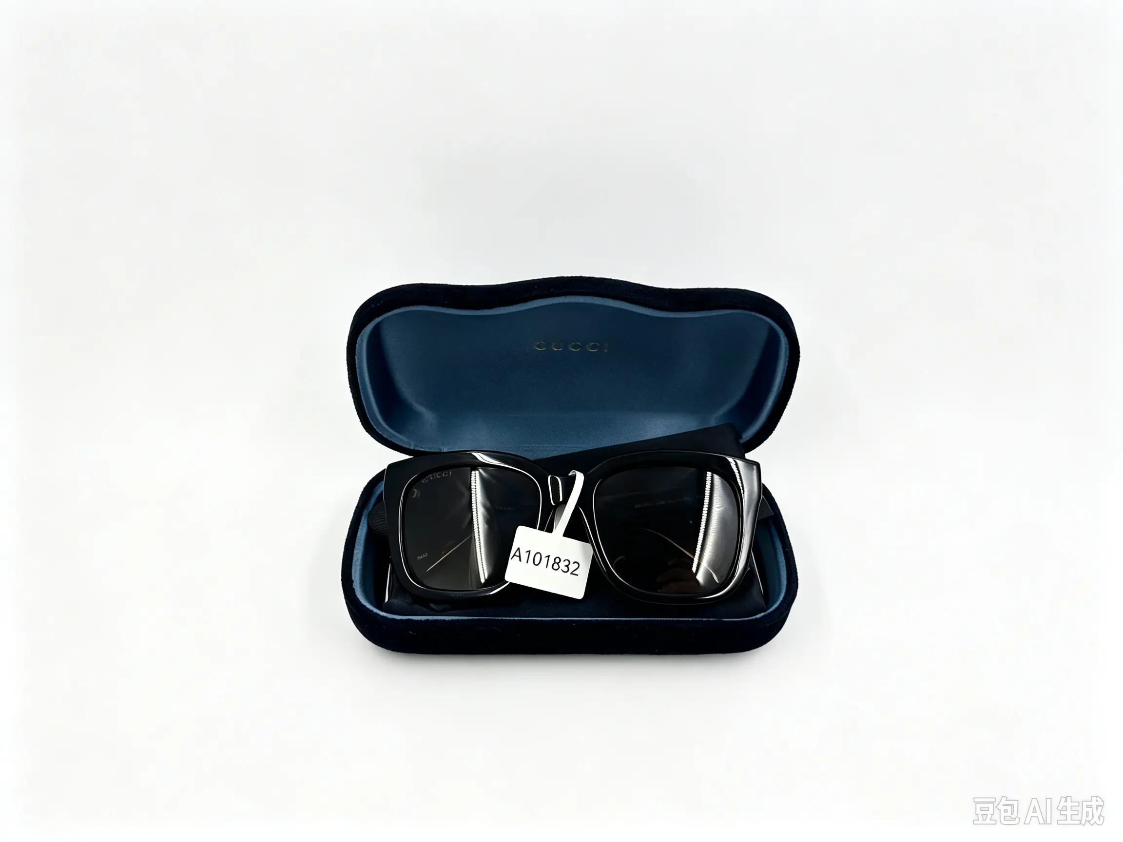 Pre-owned GUCCI GG1338S Rectangular Sunglasses