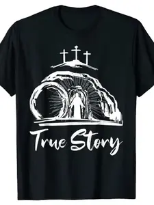 He Is Risen Christ Cross Easter Day Christians Tru