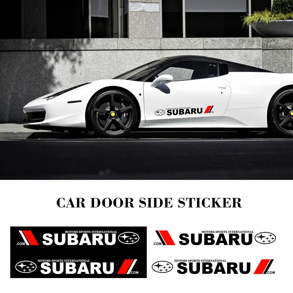 Subaru Car Body Decoration Sticker, Waterproof Side Marking Decal for Subaru Doors, Stylish Custom Fit Accessory for Enhanced Vehicle Look