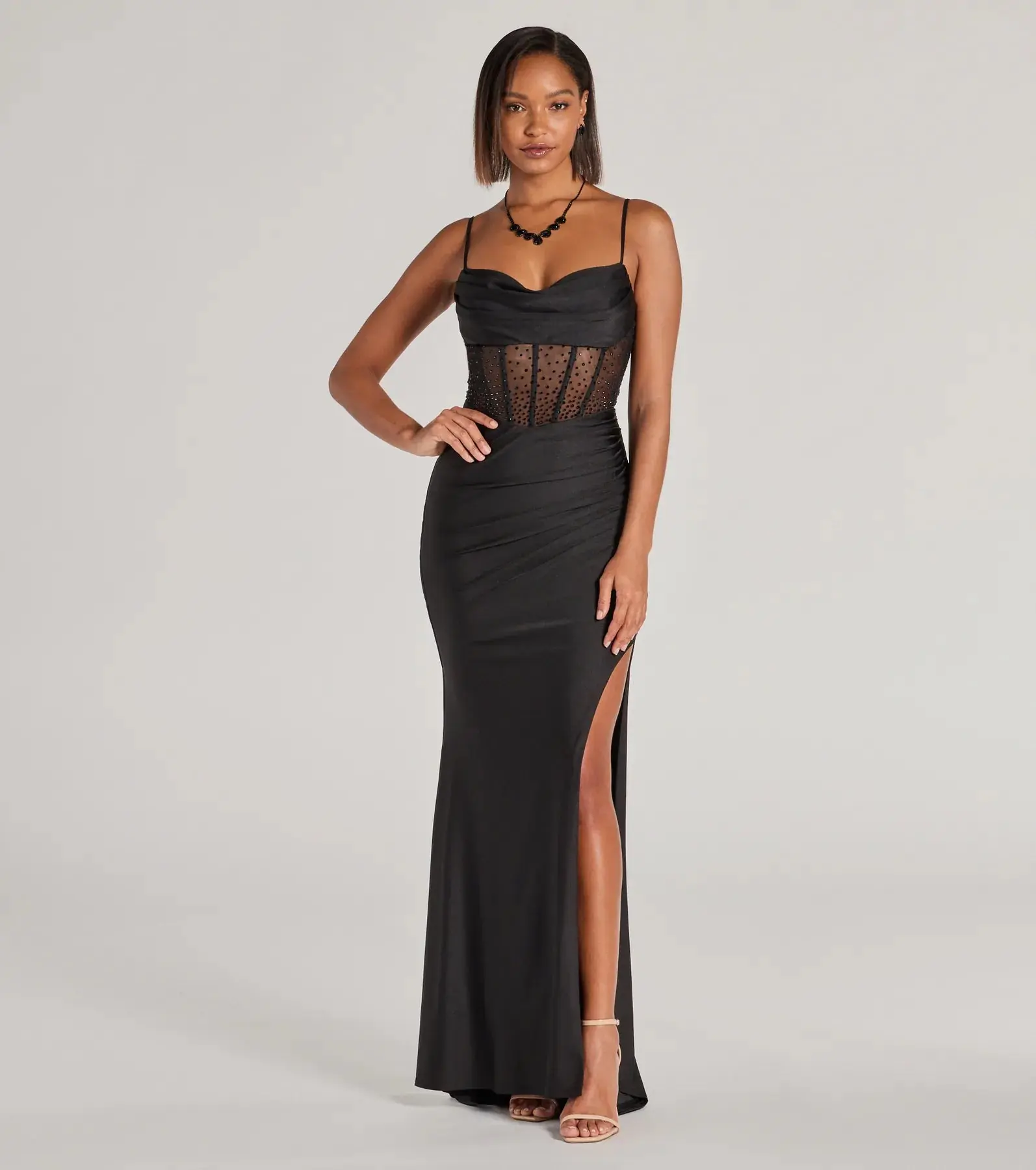 Sadie Rhinestone Corset Open Back Mermaid Formal Dress - TikTok Shop Sadie Rhinestone Corset Open Back Mermaid Formal Dress - TikTok Shop