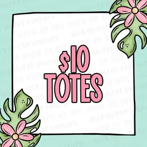 $10 Canvas Totes