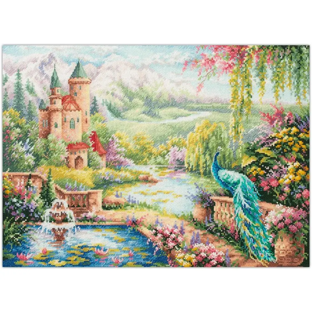 Royal Garden Counted Cross Stitch Kit by Magic Needle 550-763