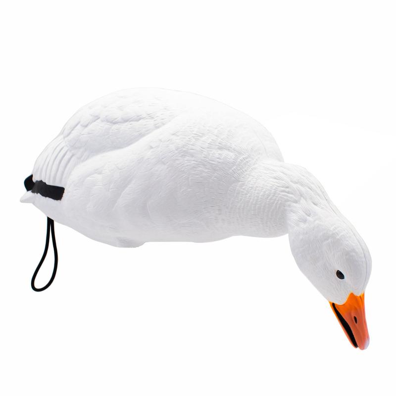 Final Approach Live Full Body Snow Goose Decoys, 12 Pack