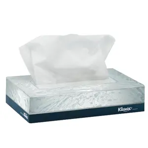 212 MAIN KCC 21195 2-Ply Jr Facial Tissues, 8.4x5.8 in, 65 Single Use Soft Thick Tissues per 2-Pack Compact Pack Box, 48-Box Case for Small Space