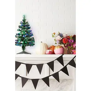 3' Fiber Optic Halloween Tree