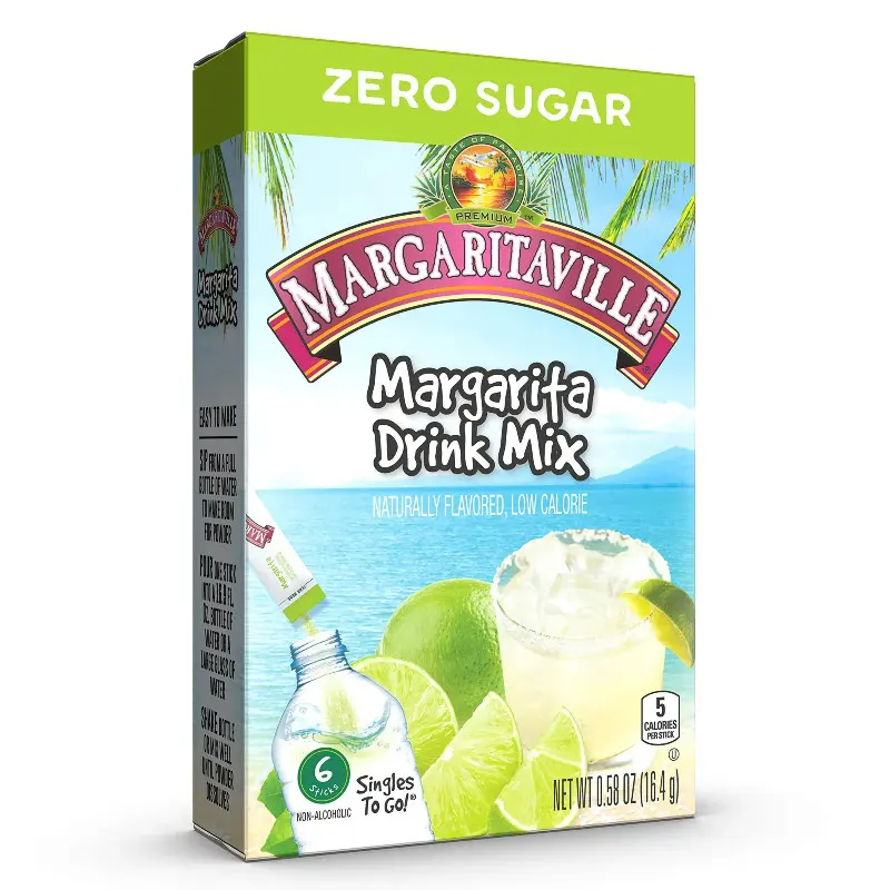 Margaritaville Classic Margarita Daiquiri Single-Serve Drink Mix Pack, 12-Count Beverage for Refreshing Events