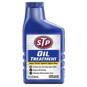 3x Stp Oil Treatment - Car Engine Care Motor Additive Solution High Mileage Vehicle Maintenance Performance Booster Friction Reducer Lubricant Fluid Protective Formula Automotive Mechanical Repair Tool Kit 3 Pack Bundle Bulk Wholesale 15oz