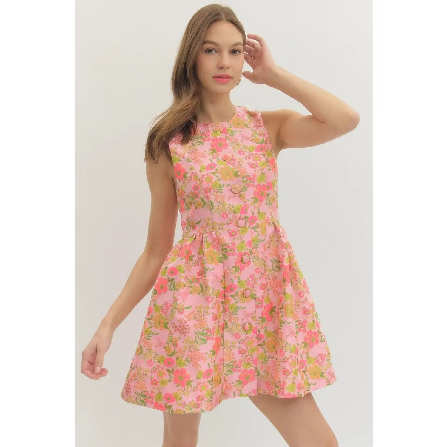 Entro Floral Mini Dress