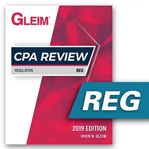 USED-CPA Review Regulation 2019 by Irvin N. Gleim (Paperback)