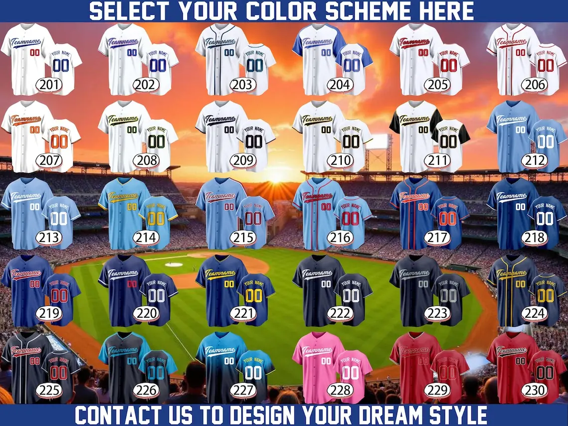 Unisex Custom Striped Casual Baseball Jersey - Button-Down Personalized Mesh Athletic Top, Sporty Outfits with Name, Number, Logo for Men's Sports Uniforms