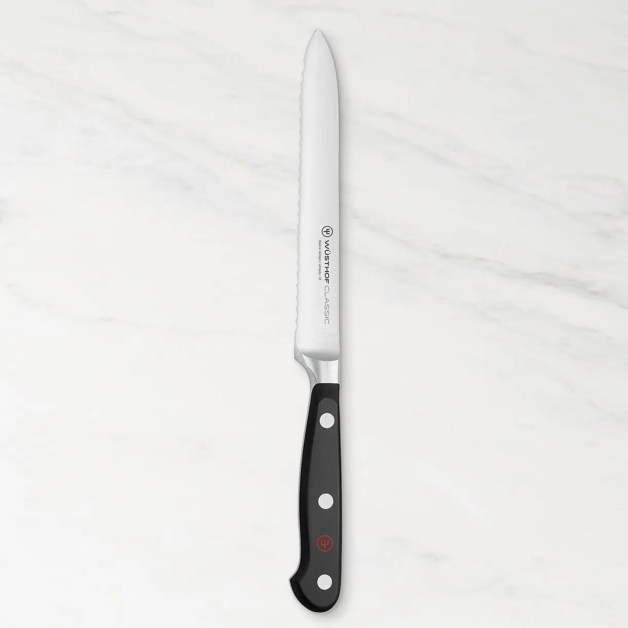 WÜSTHOF Classic Serrated Utility Knife, 5"