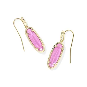 Kendra Scott Eva Drop Earrings - Gold/Magenta Kendra Scott Eva Drop Earrings - Gold/Magenta