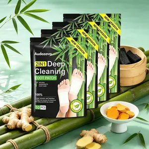 40pcs Foot Detox Patches for Stress Relief, Toxin Removal & Better Sleep | Natural Deep Cleansing Pads Healthy Healthcare Solution Ginger Turmeric Peppermint Fitness Wellness Treatment Therapeutic Therapy Alternative