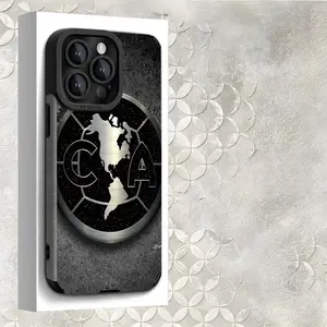 Custom Silicon American Football Style Smartphone Casing, Cyberpunk Design Phone Accessories for iPhone 11-17 Pro/ProMax/Plus Handheld Devices, Durable, Shockproof, Drop-Resistant, Camera Protection, Skin-Friendly, Non-Slip, Luxurious Fashion
